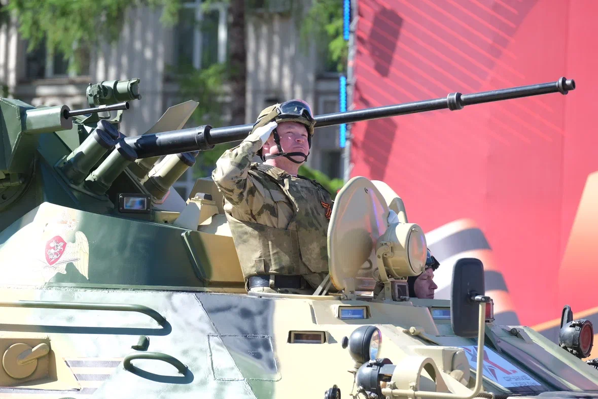 Парад Победы в Перми. Фото: администрация губернатора Пермского края 