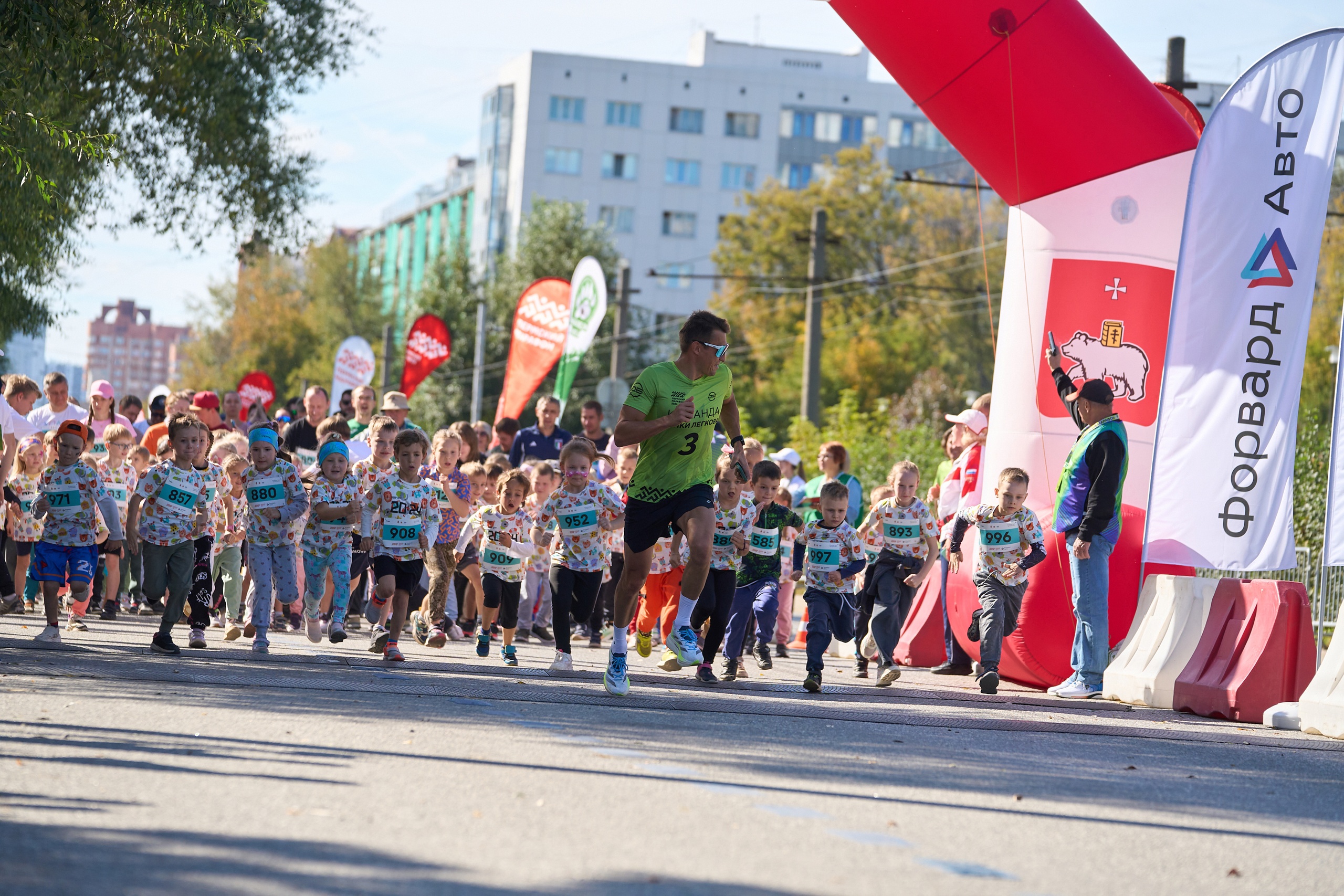 Детский забег на марафоне \ Фото: сообщество ВКнтакте 