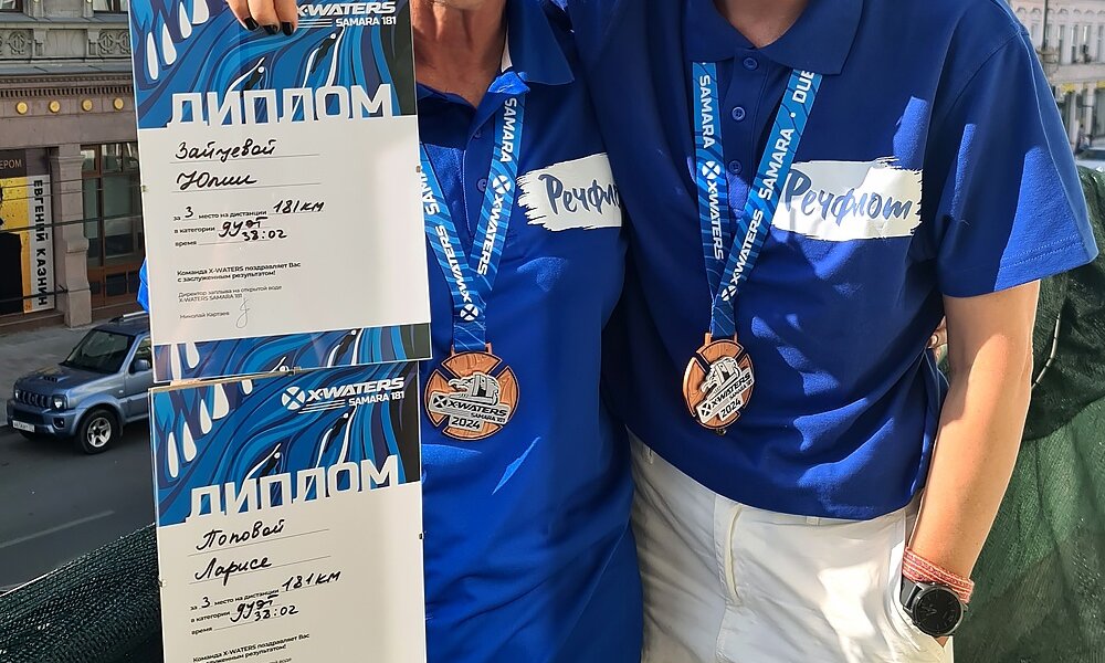 Продюсер пермского писателя заняла третье место в заплыве по самарской реке