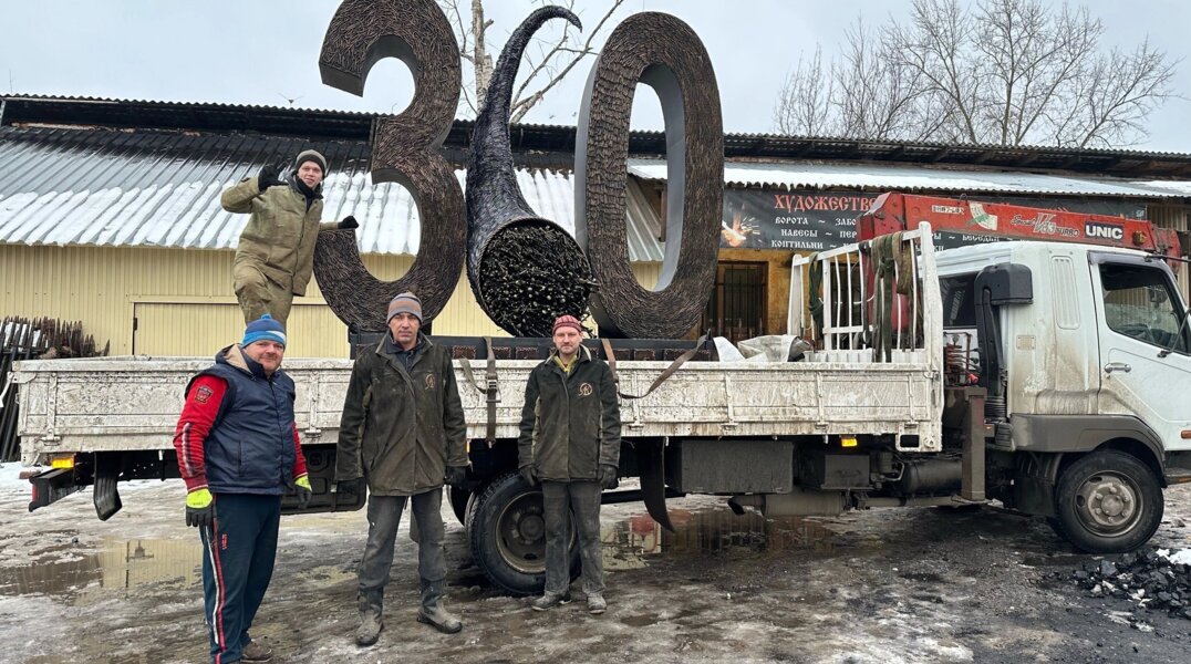 В Кунгуре установят арт-объект из 100 тысяч гвоздей, выполненный автором скульптуры «Лыжник»