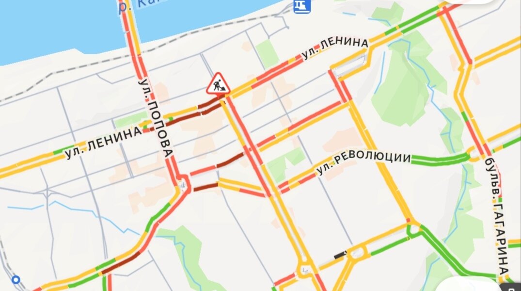 Пермь встала в 10-балльные пробки