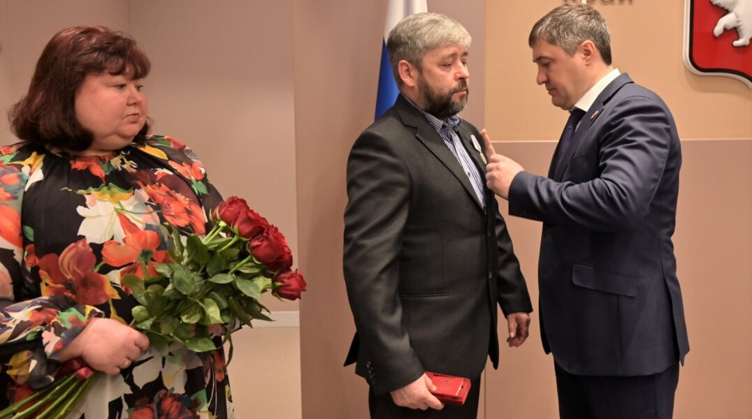 В Перми вручили награды героической семье Шкляевых