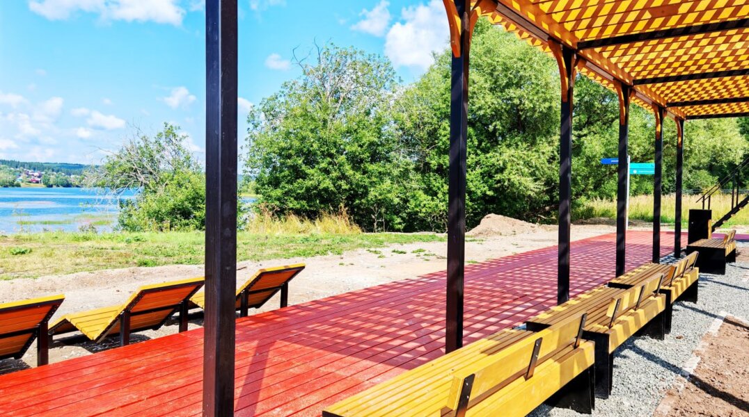 В Пермском крае этим летом появились новые удобные места отдыха у воды