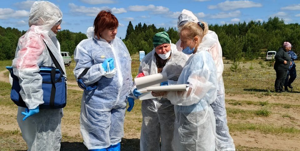 В Прикамье отработали алгоритм действий при обнаружении сибирской язвы