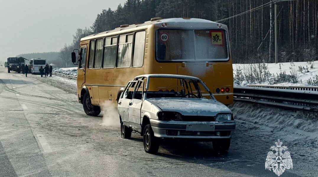 На участке трассы Пермь-Екатеринбург ограничили движение из-за учений МЧС