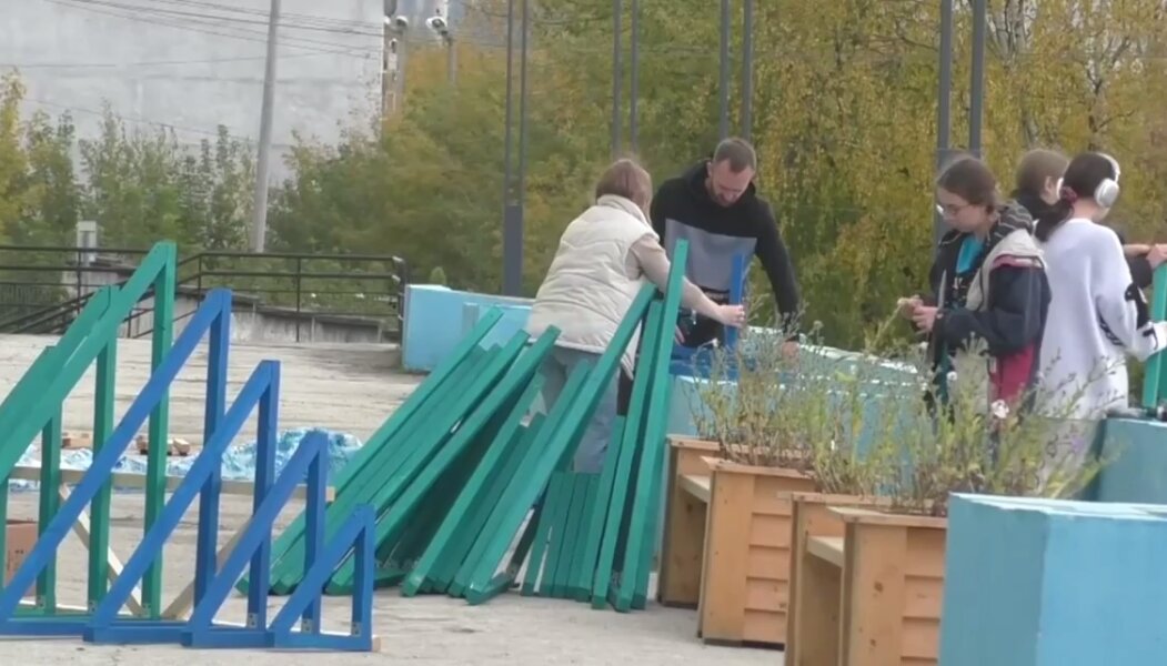 Жители одного из городов Прикамья создали арт-объект, посвящённый велопарковке