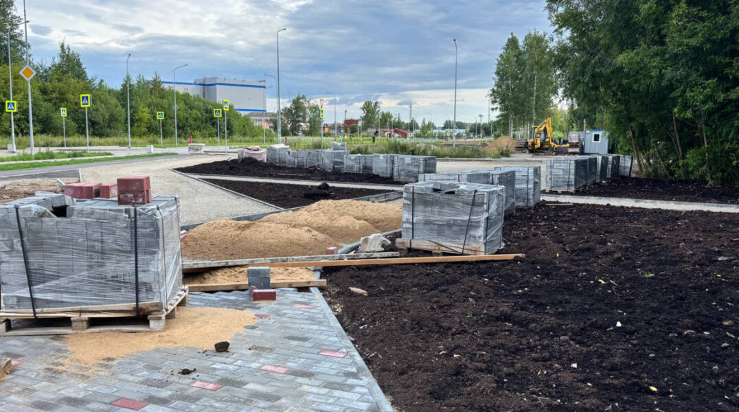 В Краснокамске приступили к благоустройству сквера «Звездный»