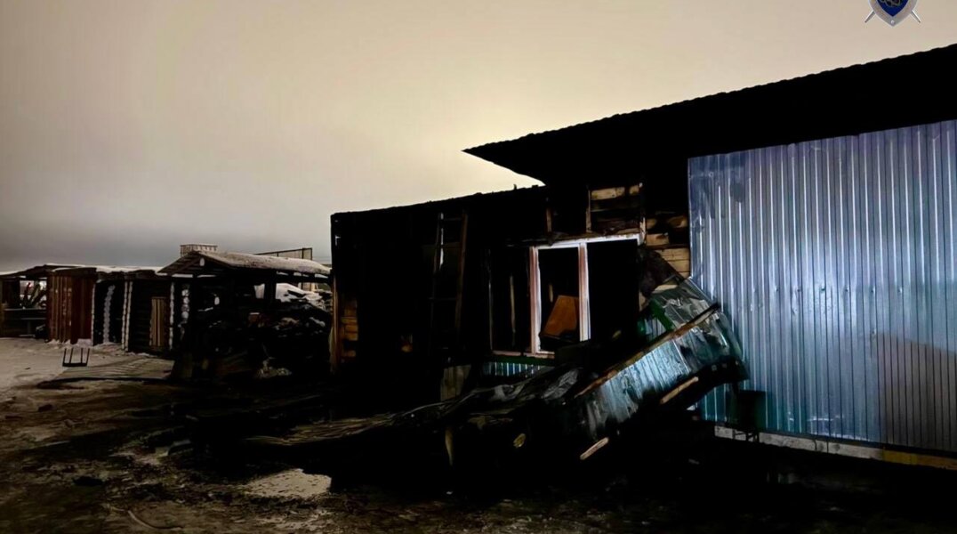 Во время тушения пожара в Прикамье был найден труп мужчины