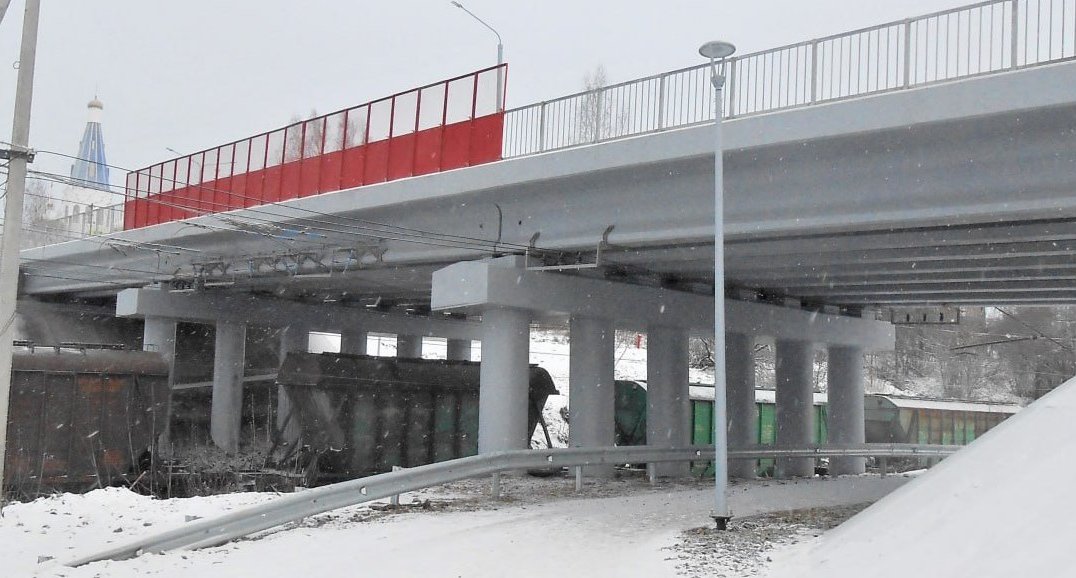 В Чусовом досрочно закончили ремонт путепровода над железной дорогой