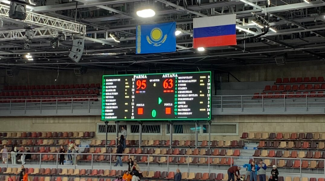 Команда пермского баскетбольного клуба «Парма» одержала победу в домашнем матче