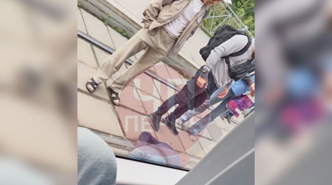 Упал, очнулся, «скорая». В Перми из-за оступившегося пешехода трамваи 40 минут стояли в пробке