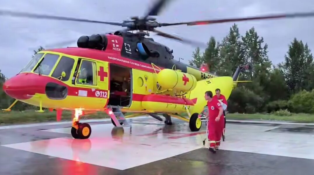 На службу санавиации Прикамья поступил новый вертолет