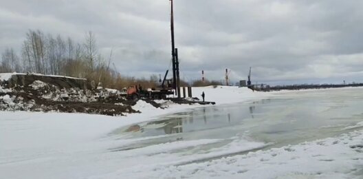 В Прикамье начали устанавливать крепления для нового причала