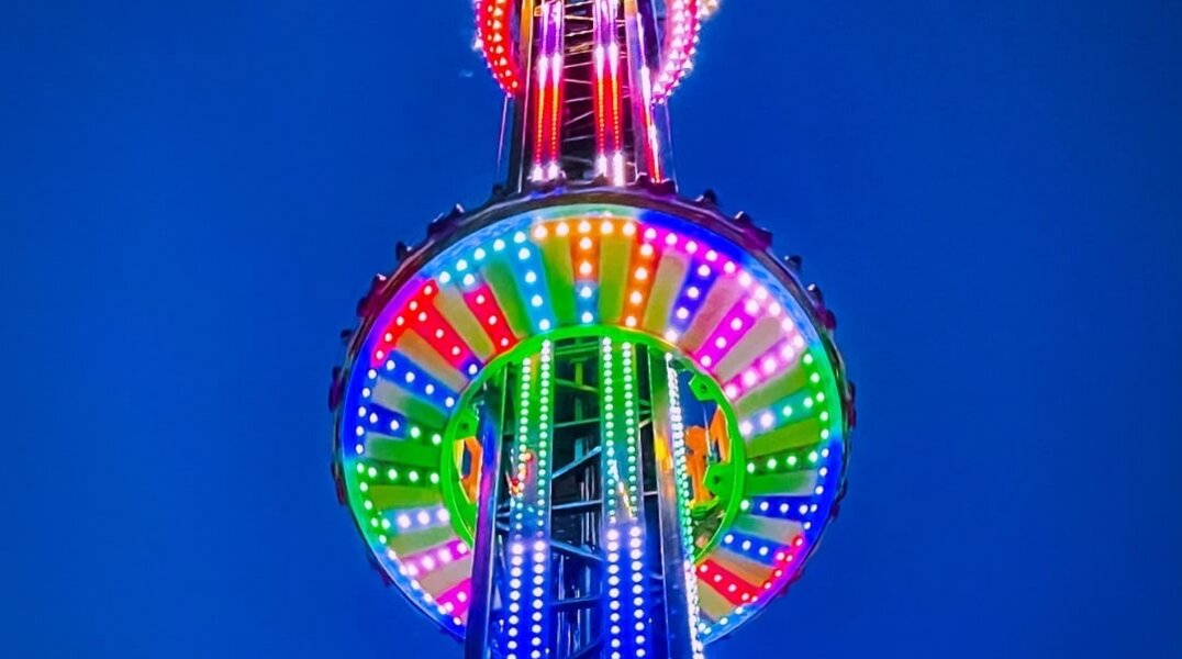 В парке им. Горького в Перми установили новый аттракцион