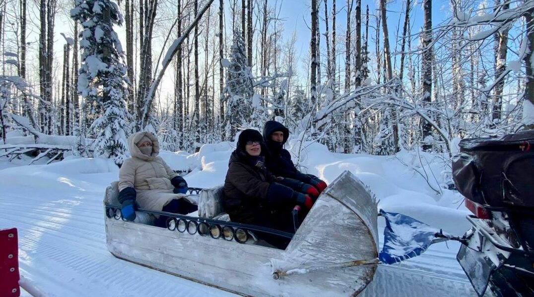 В Путешествие по горе Полюд отправился 14-летний Матвей со своим дедушкой