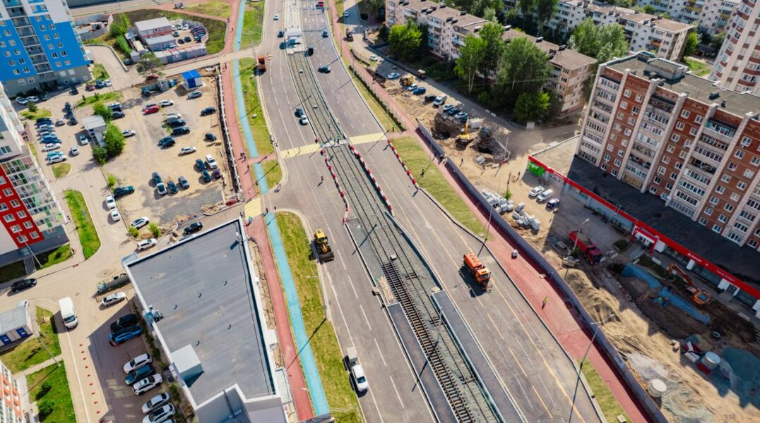 В Перми открыли движение по новому участку улицы Крисанова