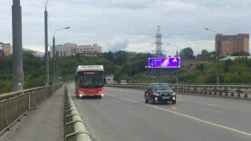 В Перми на дамбе появились выделенные полосы для автобусов