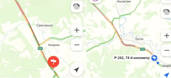 На трассе Пермь-Екатеринбург образовалась большая пробка