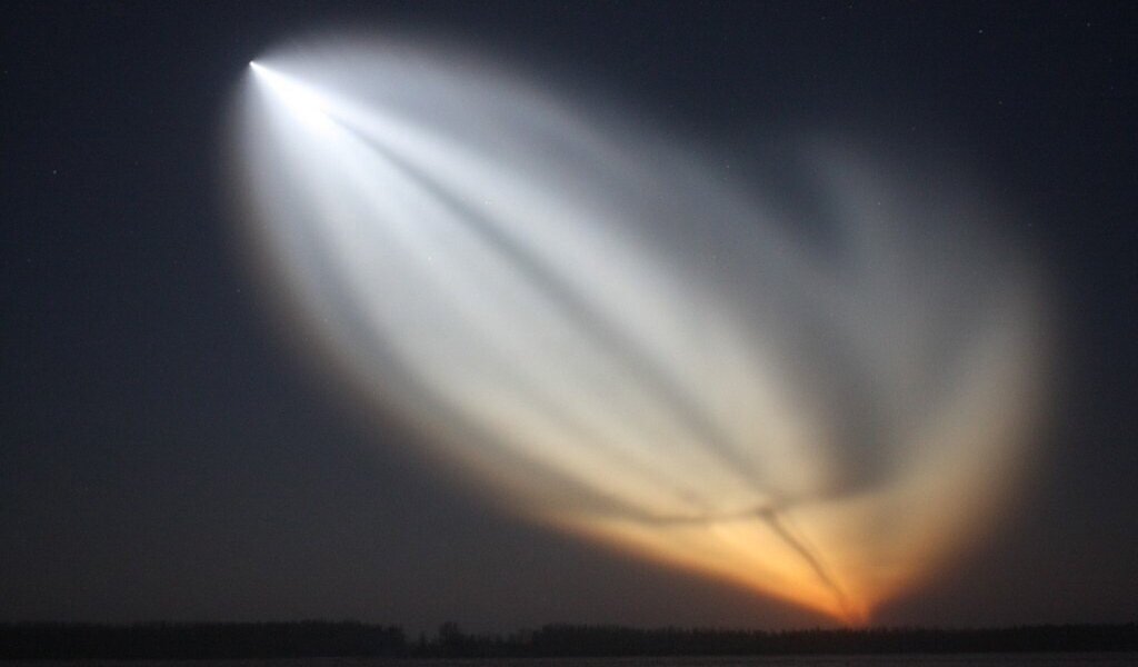 Жители Прикамья смогут увидеть яркую «медузу» от запуска на Байконуре