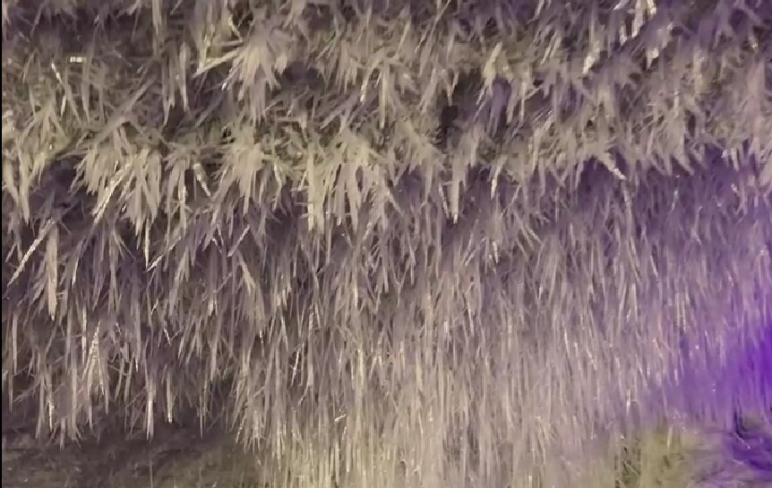 В Кунгурской ледяной пещере из-за морозов проявился эффект Фибоначчи