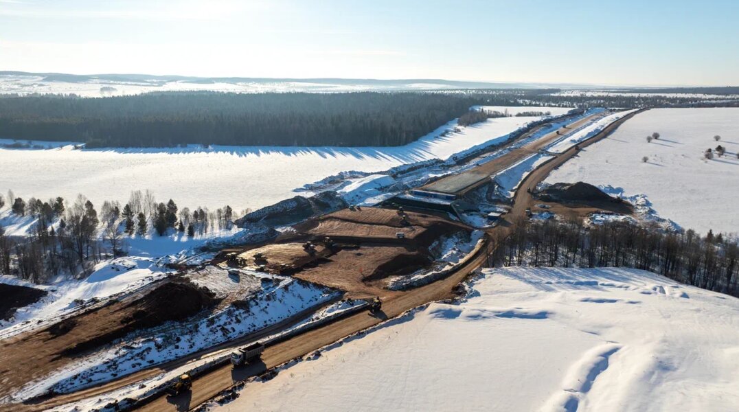 Участок скоростной трассы М-12, проходящий через Пермский край, готов на 82 процента