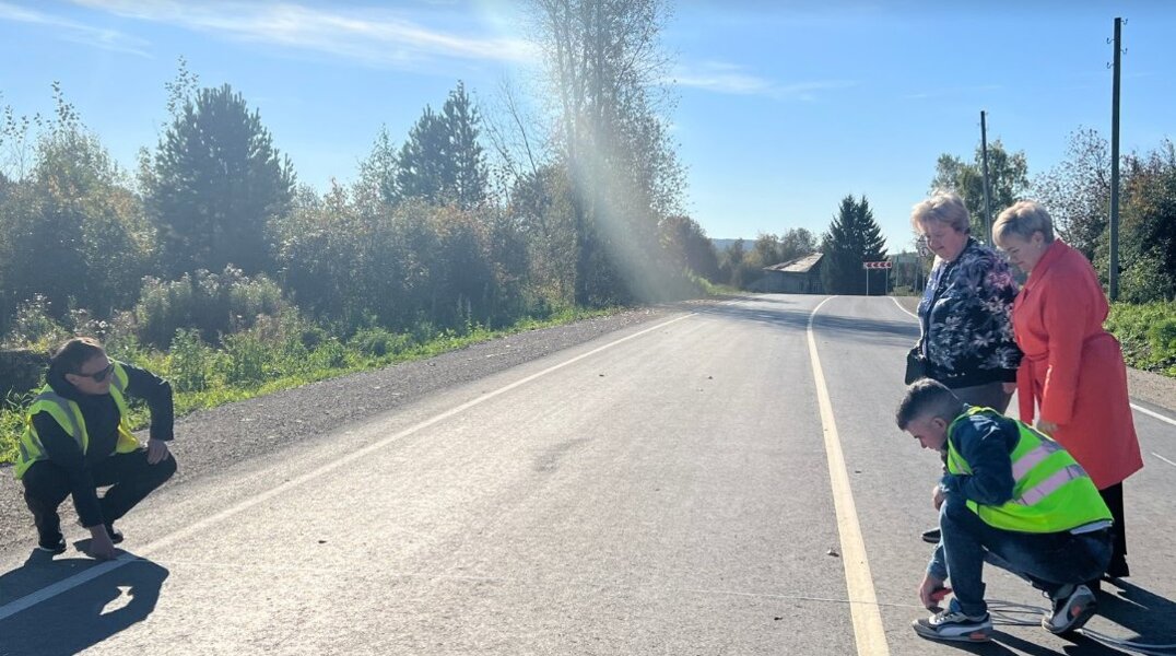 В Кишертском округе в асфальтобетон перевели участок, связывающий два села и две деревни