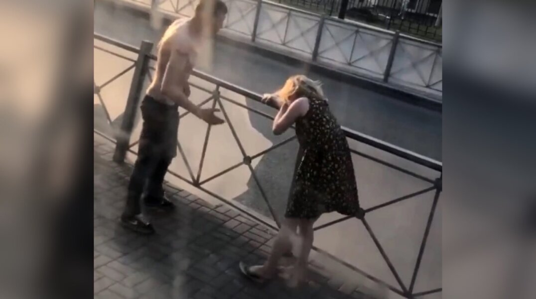 В Перми сняли на видео жестокое избиение женщины