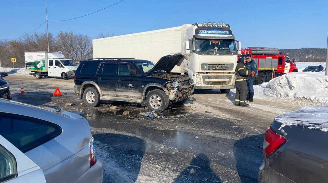 В Кунгурском округе в ДТП пострадали мужчина и подросток
