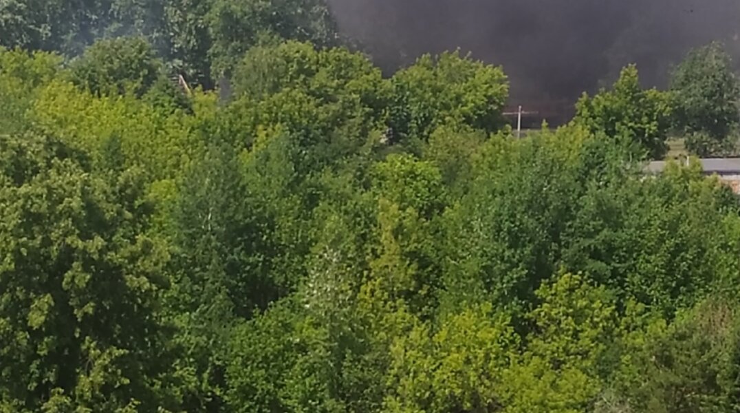 В Перми на стадионе «Трудовые резервы» произошел пожар