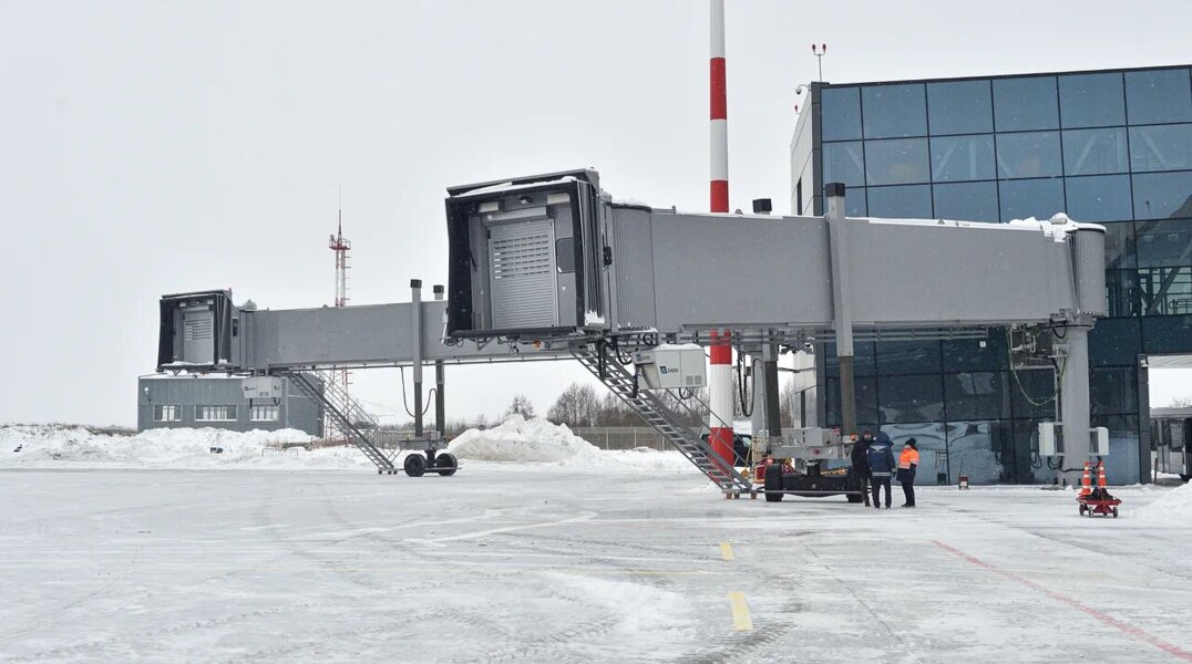 В пермском аэропорту готовятся к реконструкции площадки для телетрапов