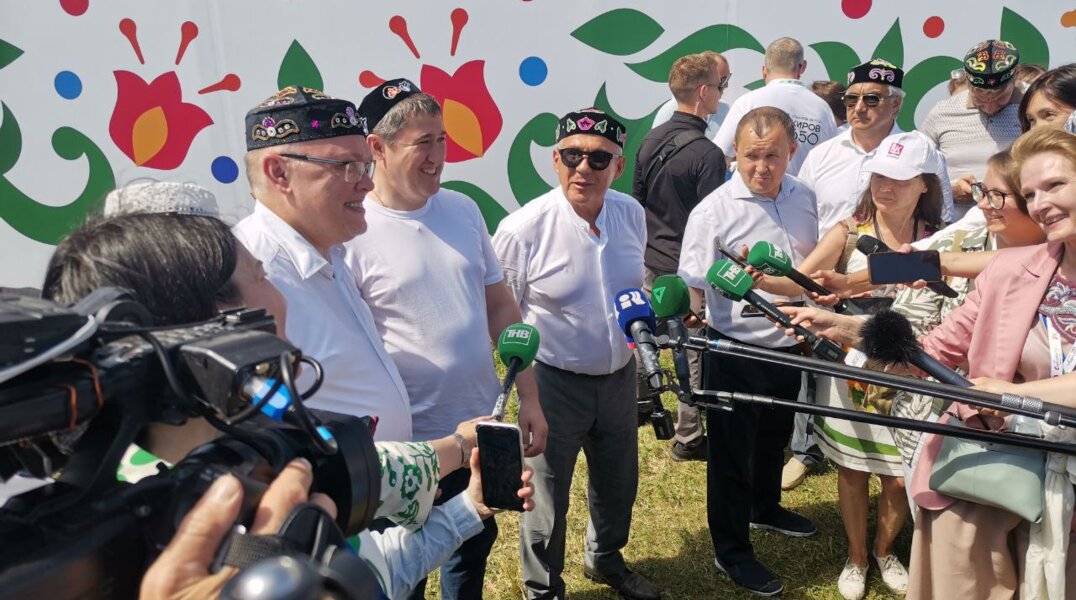 Гостей Всероссийского Сабантуя поприветствовали главы Пермского края и Татарстана