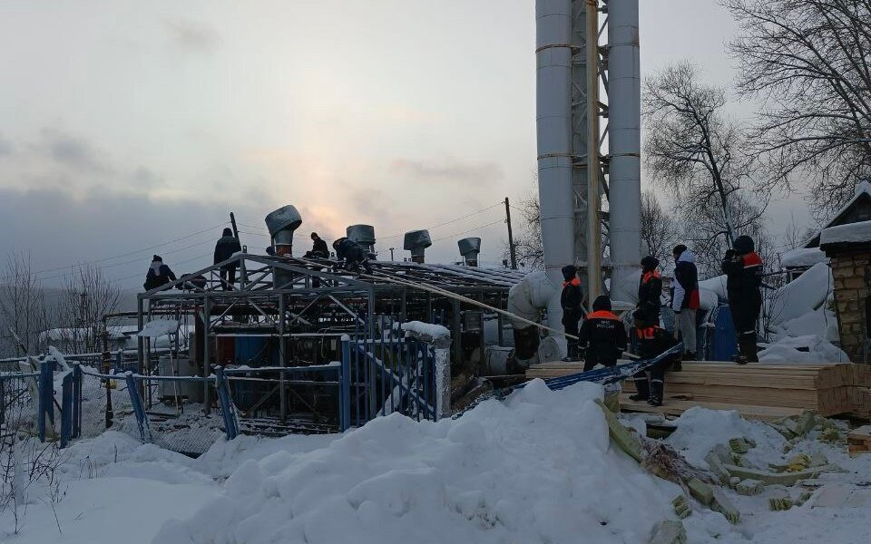 Отопление в домах поселка Теплая Гора привели в норму