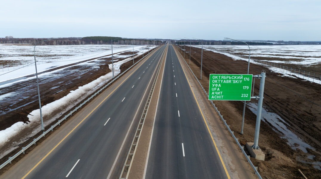 Продолжается строительство автодороги Дюртюли – Ачит, проходящей через Пермский край