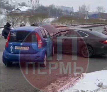 В Перми водитель «Сузуки» получил травмы из-за нарушителя правил дорожного движения