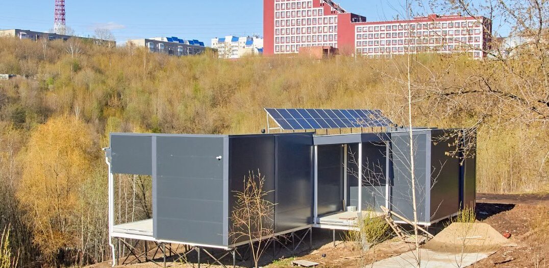 В Перми на крыше визит-центра парка Разгуляй установили солнечные панели