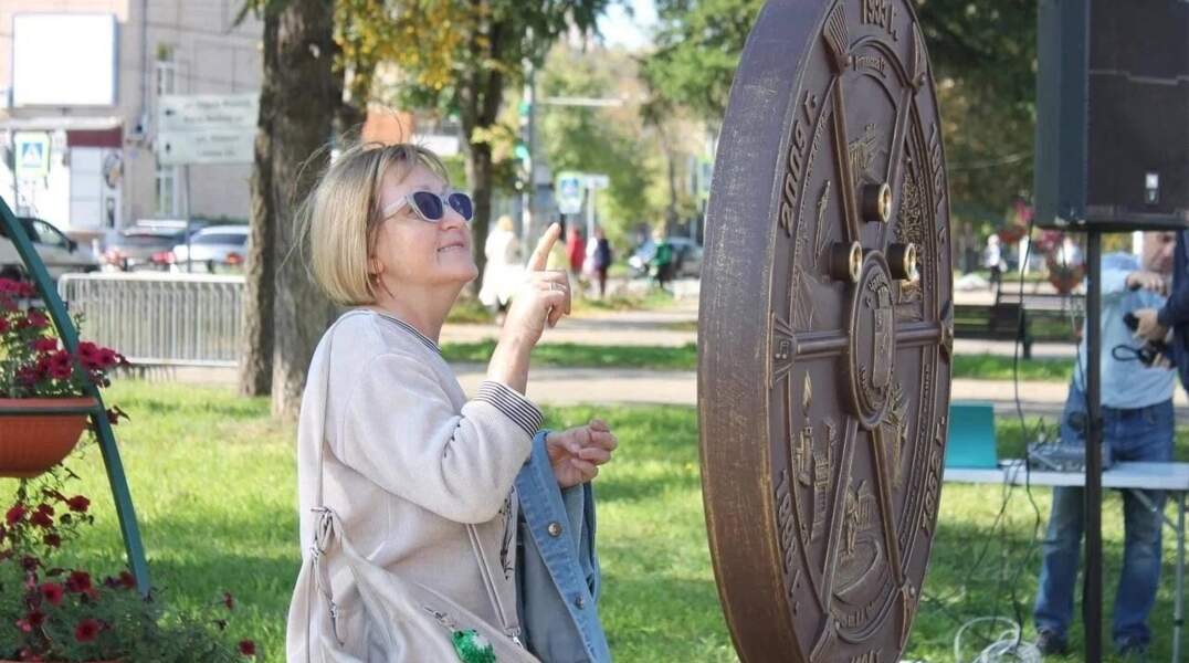 колесо, арт-объект, Чайковский