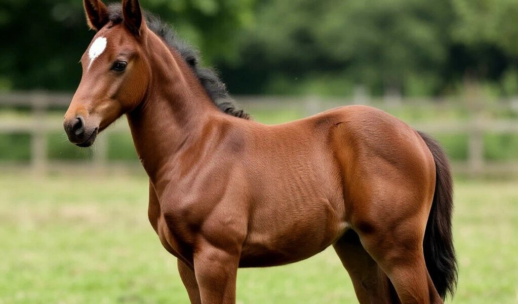 В Прикамье родился жеребенок одной из крупнейших в мире пород