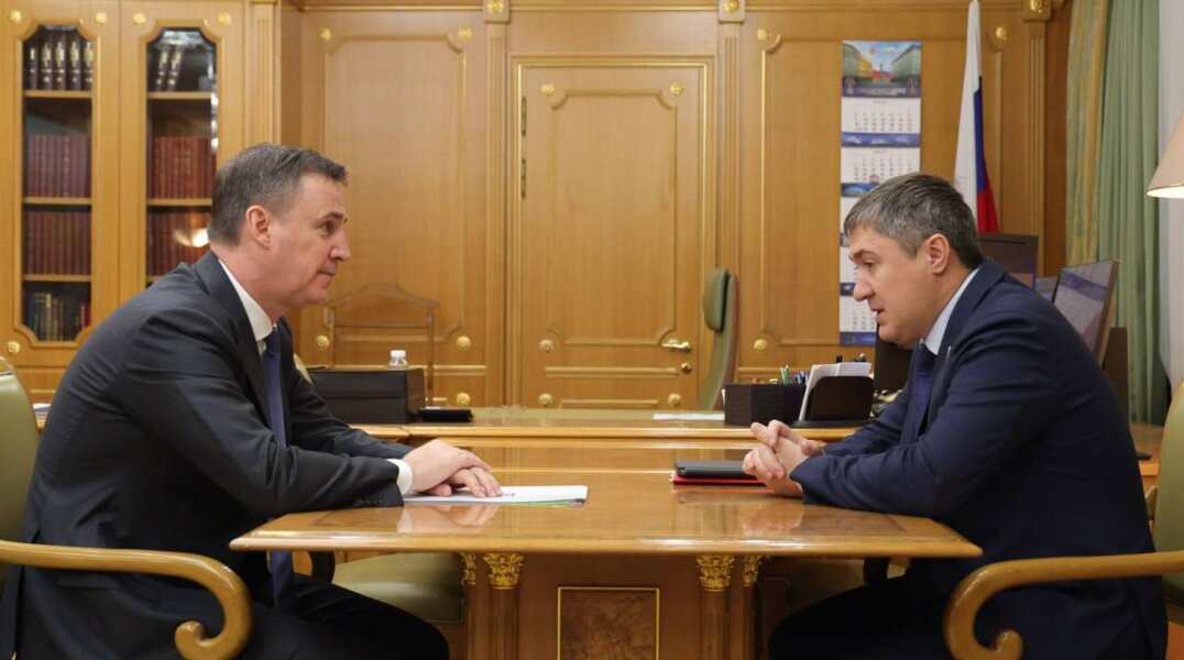 Дмитрий Махонин обсудил с зампредом Правительства РФ Дмитрием Патрушевым экологические проблемы Прикамья