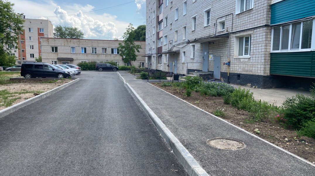 В Прикамье завершили работы по благоустройству 28 придомовых территорий