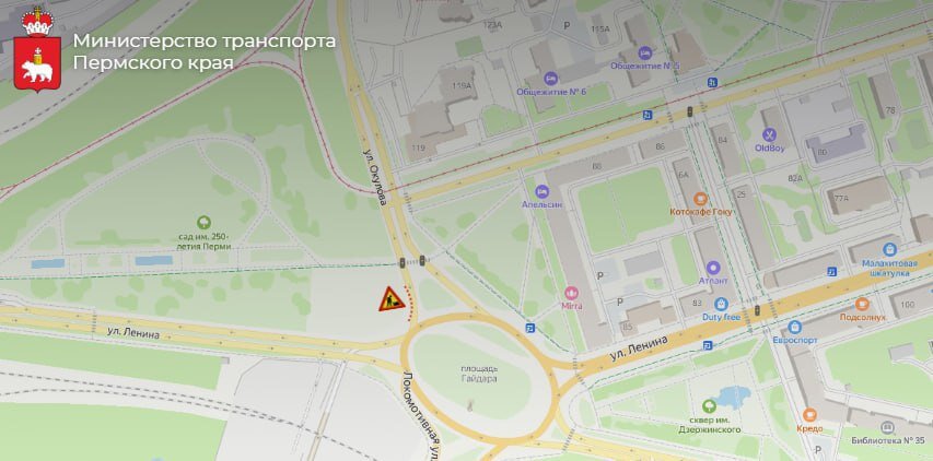 В Перми еще на 1,5 месяца продлили ограничение движения на улице Окулова