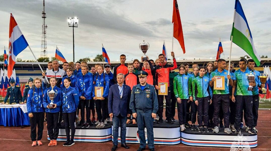 Команда Пермского края стала серебряным призером в Первенстве МЧС России