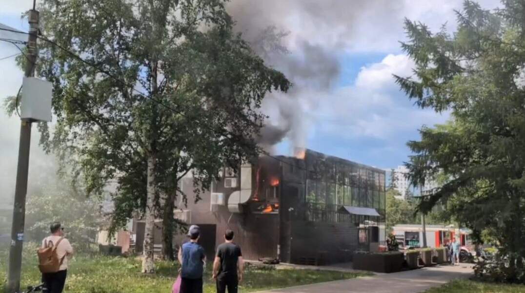 В центре Перми горит кафе восточной кухни «Чайхана»
