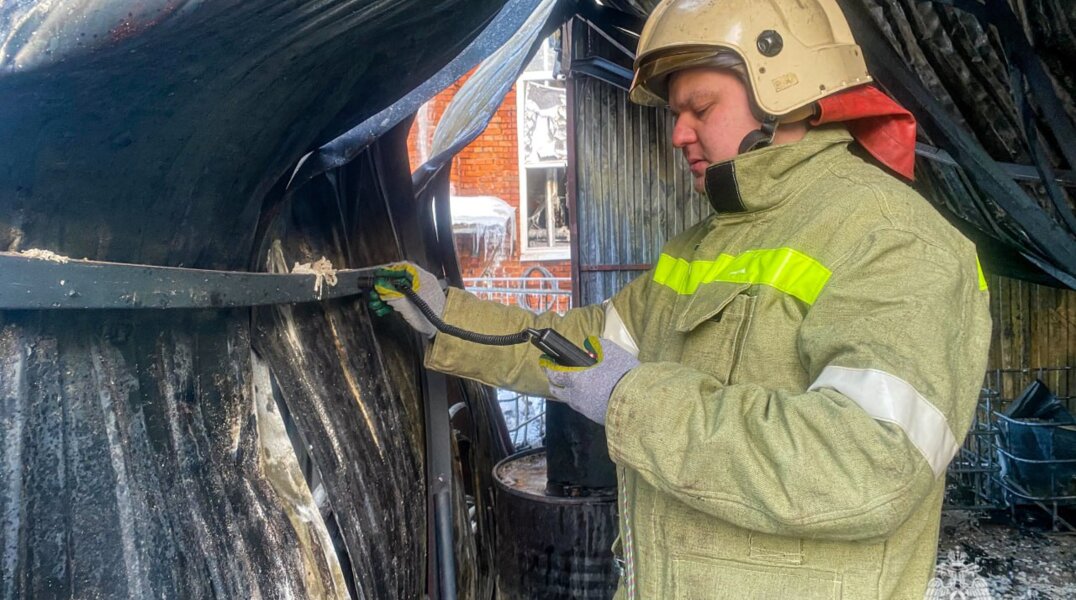 В Чайковском округе на пожаре погиб мужчина