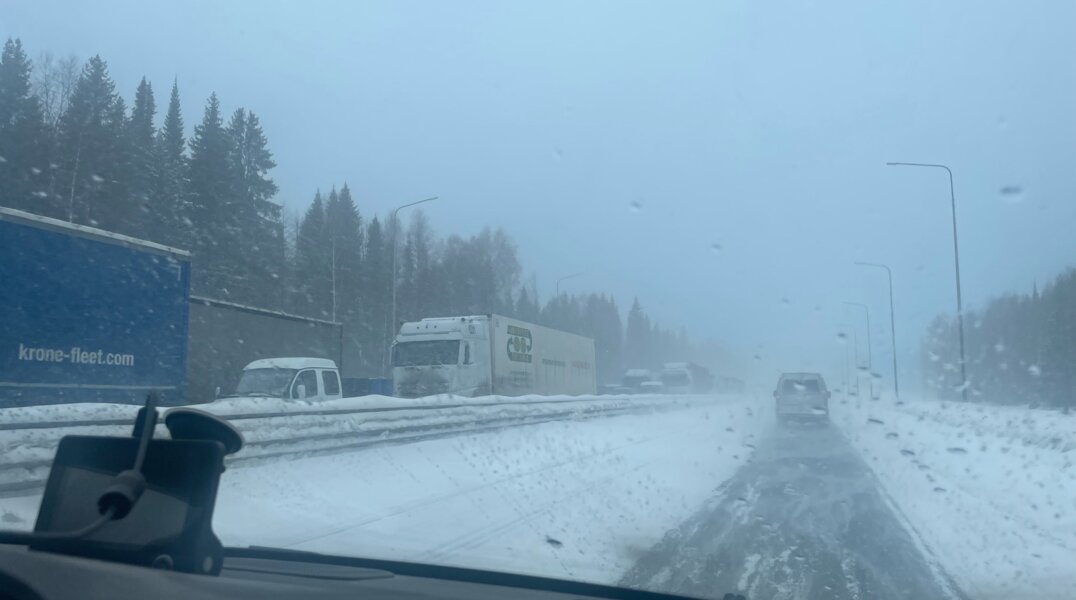 Циклон «Ольга» обвинили в пробках в Пермском крае