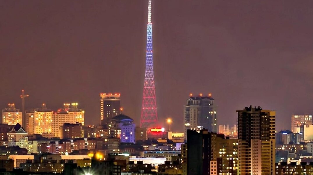 Пермская телебашня окрасится цветами российского триколора в майские праздники