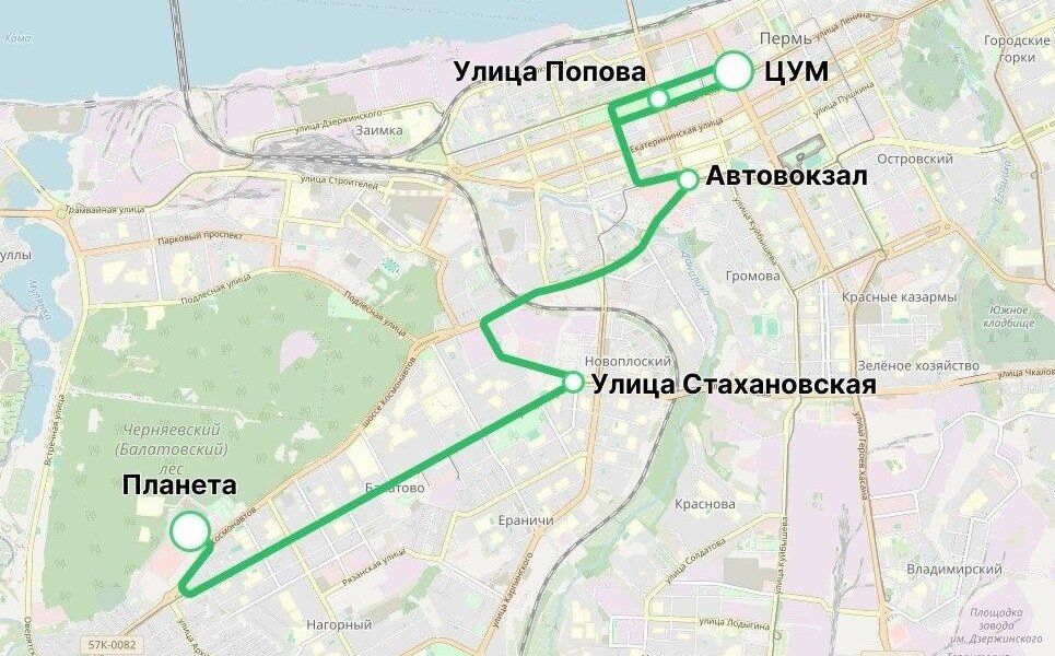 В Перми ищут перевозчика на автобусный маршрут №72 "Планета - ЦУМ"