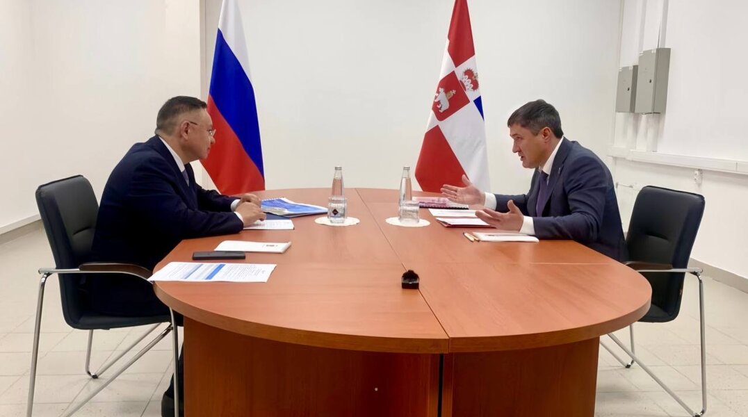 Губернатор Пермского края Дмитрий Махонин и глава Минстроя РФ Ирек Файзуллин провели рабочую встречу