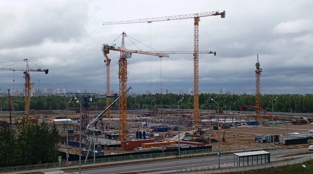 В Прикамье завершается монтаж каркаса центрального корпуса нового онкоцентра