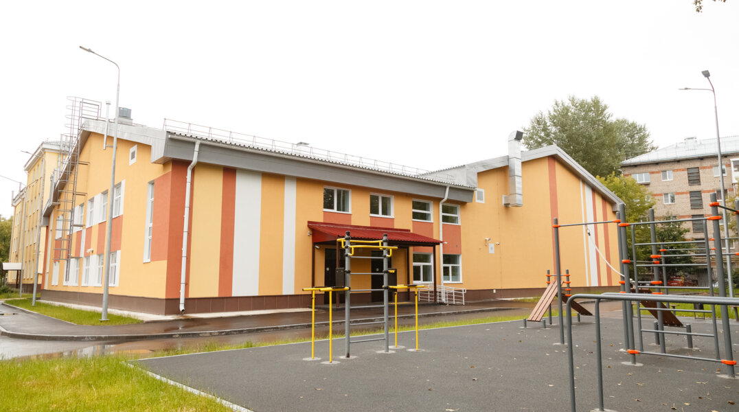 В Перми завершили строительство нового спортивного зала школы №96