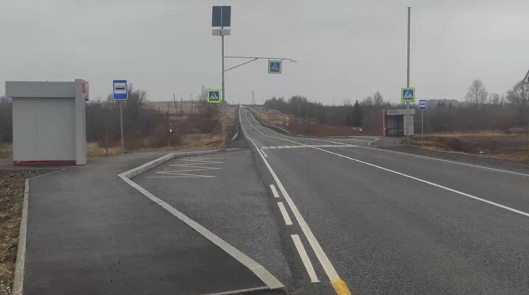 В Прикамье отремонтировали участок на трассе Оса-Чернушка и семь автобусных остановок